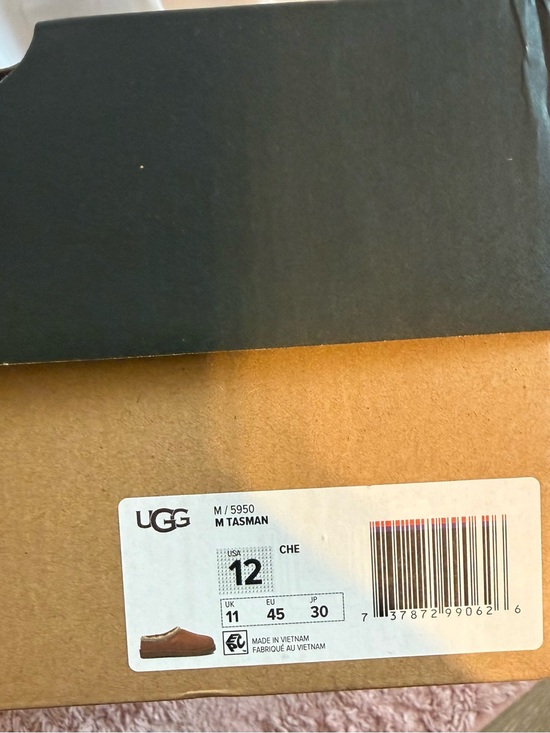 UGG Men’s Chestnut Brown Slip-On Suede Loafers main image 4